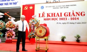 Hơn 520.000 học sinh tỉnh Bình Dương bước vào năm học mới 2023-2024